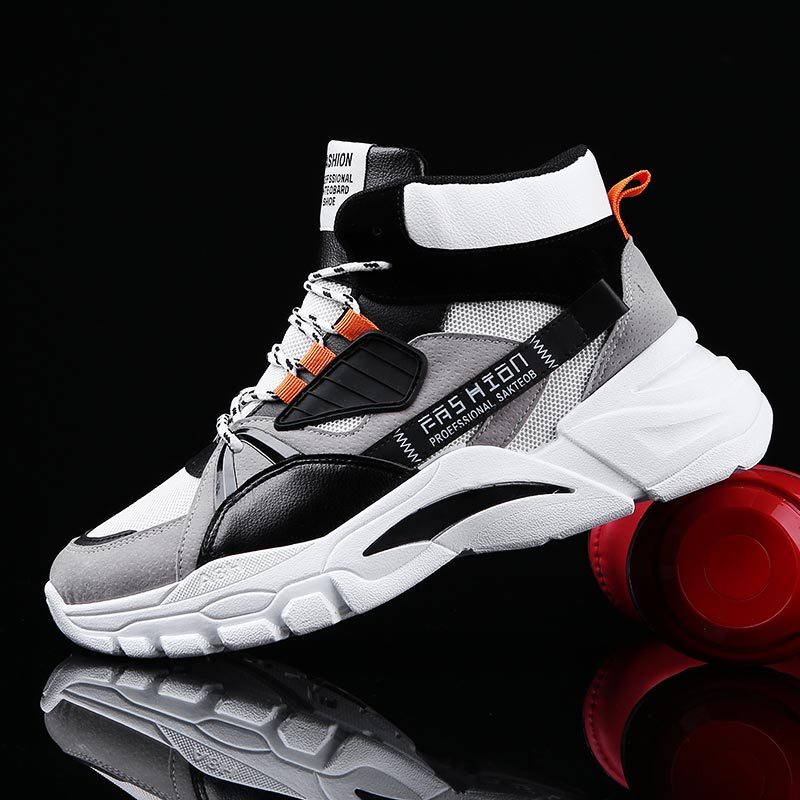 Japanese Kids Lifestyle - Hightop-Sapatilhas Esportivas Masculinas, Sapatilhas de Cima