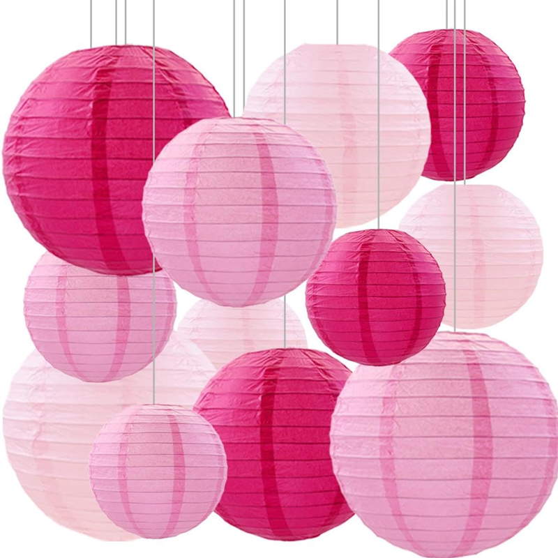 Japanese Lantern Paper - 12 pçs lanterna de papel decoração