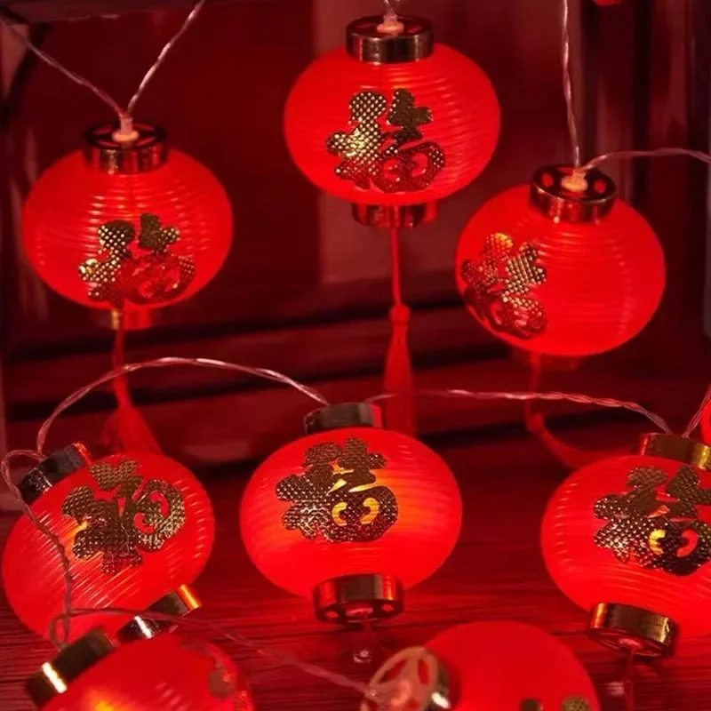 Ano novo lanterna led cordas d - Japanese Lantern Paper avaliação e preço