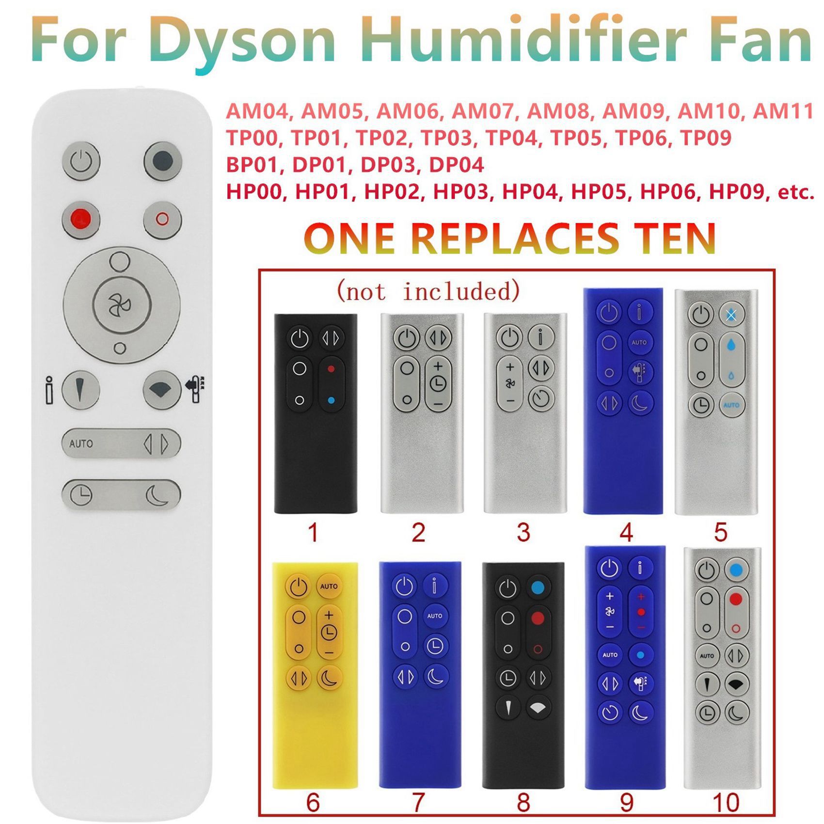 Novo controle remoto 10 em 1 p - Dyson Fan Am07 avaliação e preço